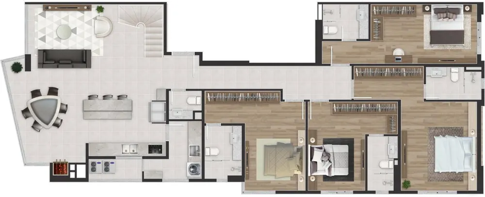 Apartamento, 4 quartos, 163 m² - Foto 8