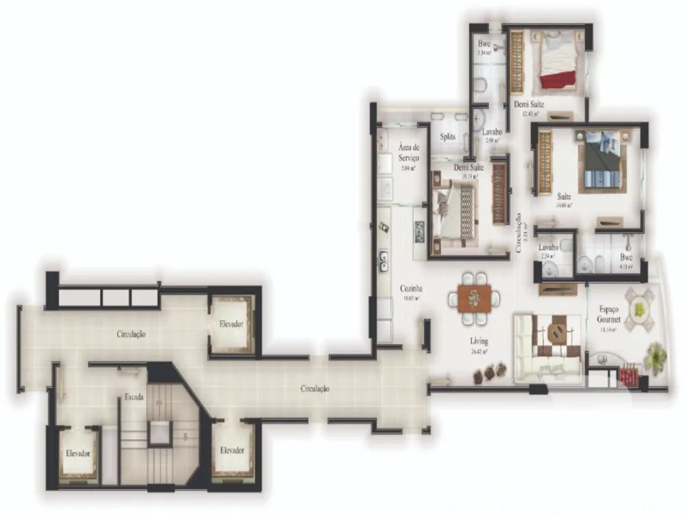 Apartamento, 3 quartos, 123 m² - Foto 12