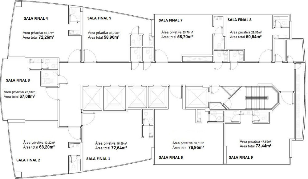 Conjunto Comercial-Sala à venda, 288m² - Foto 7