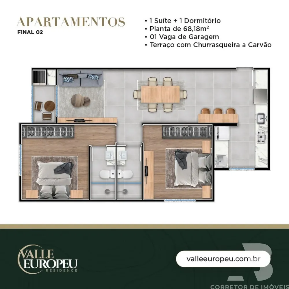 Apartamento, 2 quartos - Foto 13