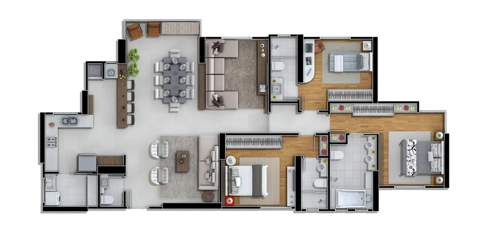 Apartamento, 3 quartos, 153 m² - Foto 8