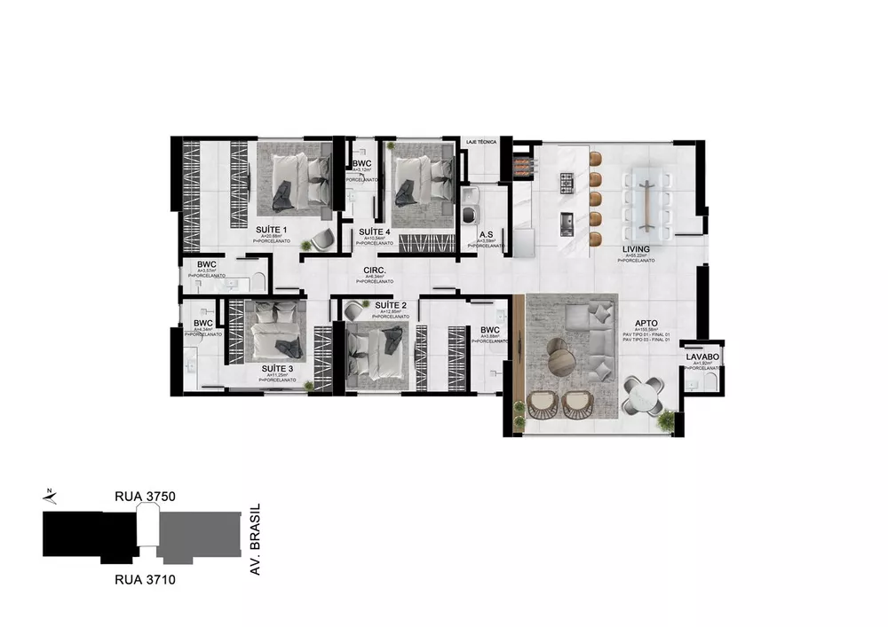 Apartamento, 3 quartos, 143 m² - Foto 11