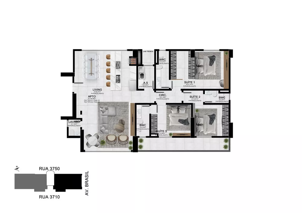 Apartamento, 3 quartos, 143 m² - Foto 12