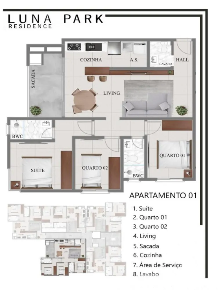 Apartamento, 3 quartos, 90 m² - Foto 7