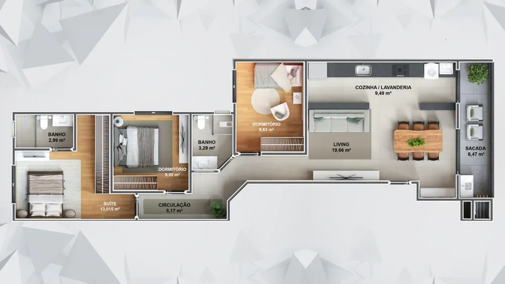 Apartamento, 2 quartos, 71 m² - Foto 7