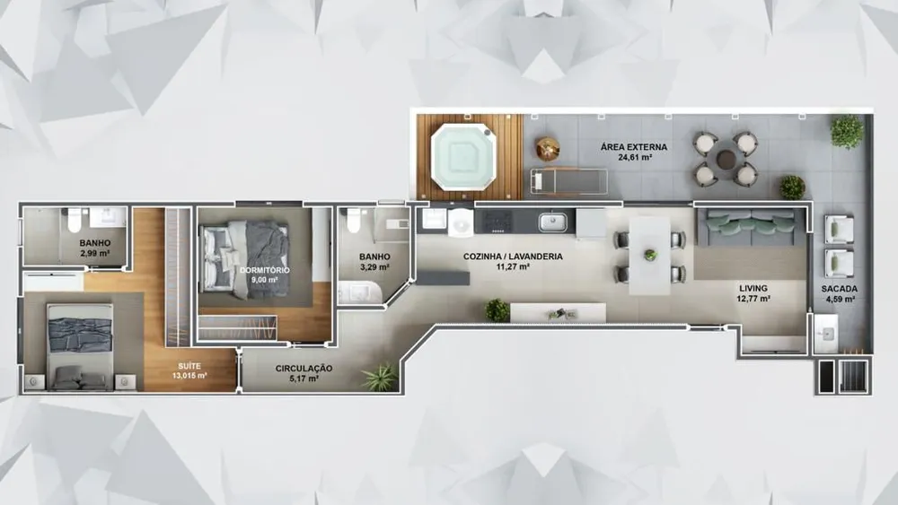 Apartamento, 2 quartos, 71 m² - Foto 9