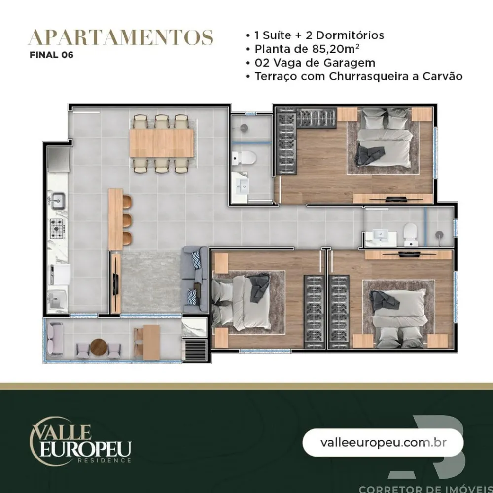 Apartamento, 3 quartos - Foto 13