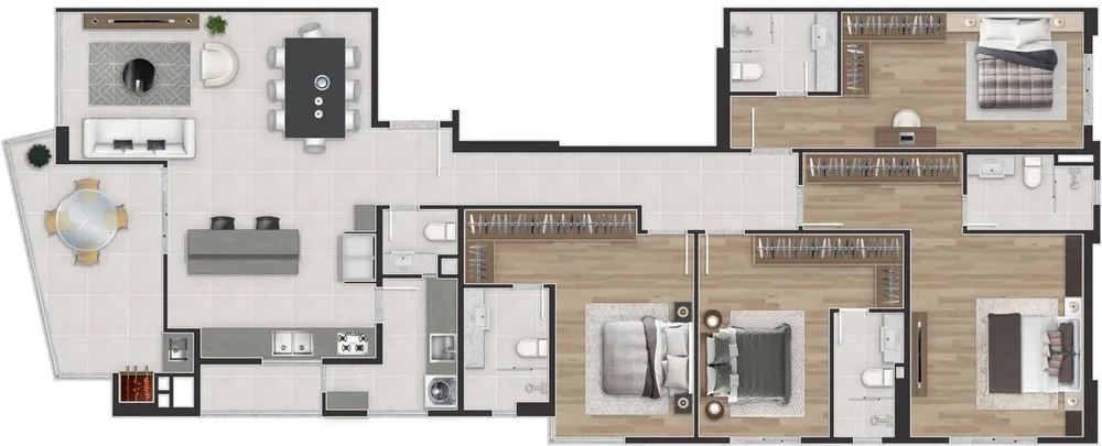 Apartamento, 4 quartos, 163 m² - Foto 11