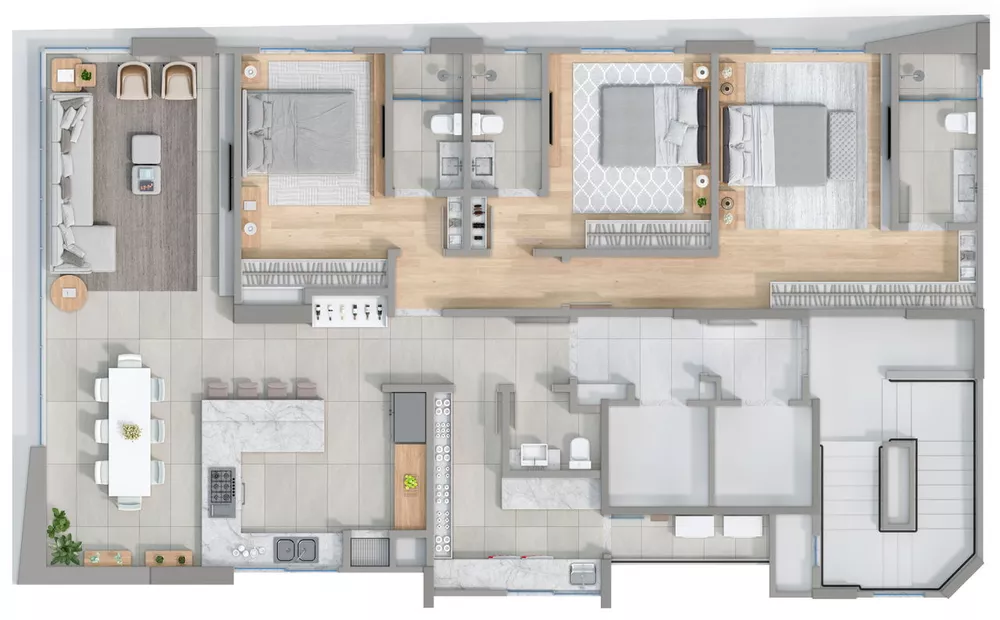 Apartamento, 3 quartos, 150 m² - Foto 5