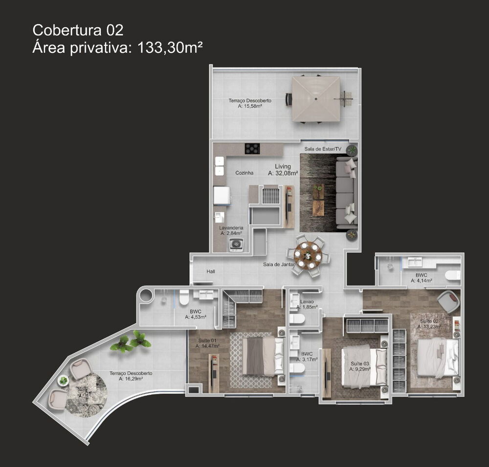 Apartamento, 3 quartos, 166 m² - Foto 8