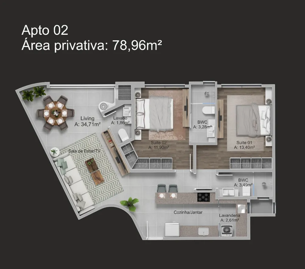 Apartamento, 3 quartos, 166 m² - Foto 15