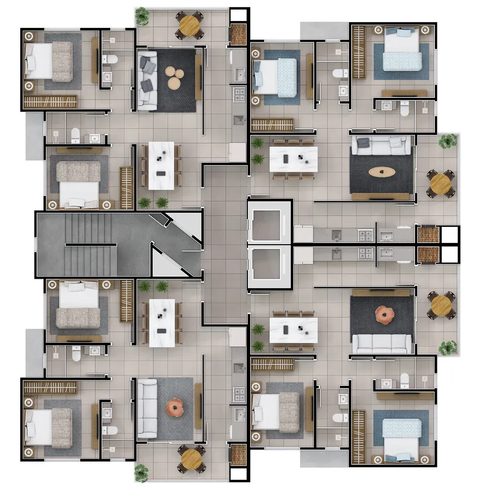 Apartamento, 2 quartos, 76 m² - Foto 12