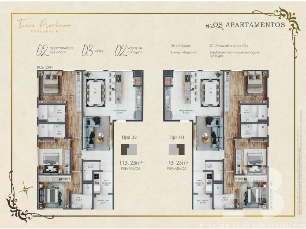 Apartamento, 3 quartos, 113 m² - Foto 4