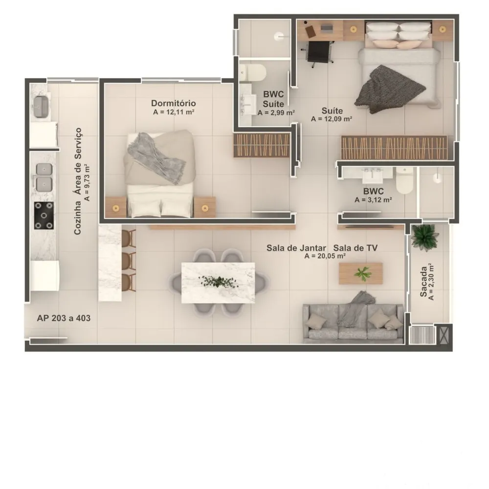 Apartamento, 3 quartos - Foto 6