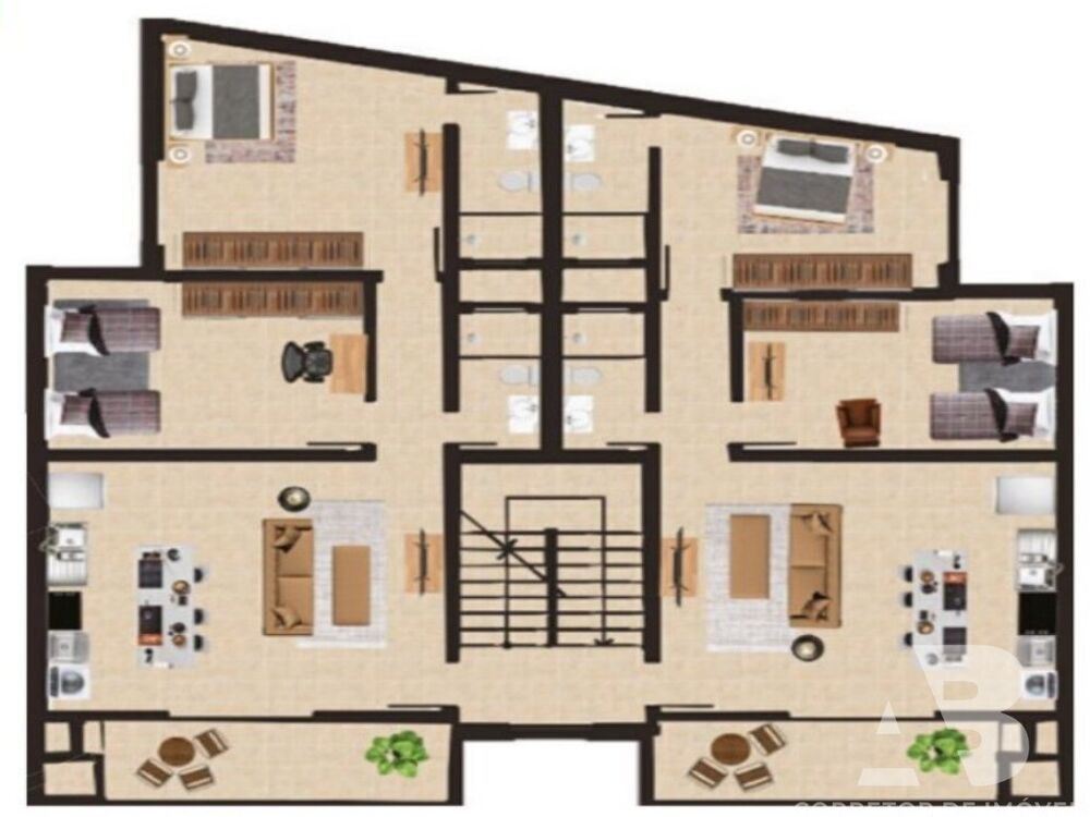 Apartamento, 2 quartos, 68 m² - Foto 1