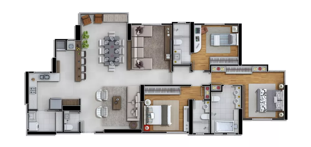 Apartamento, 3 quartos, 153 m² - Foto 8