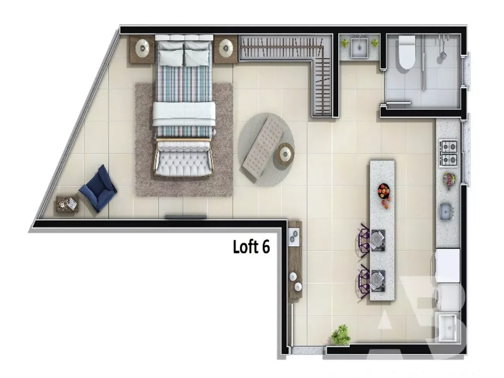 Apartamento, 1 quarto, 45 m² - Foto 14