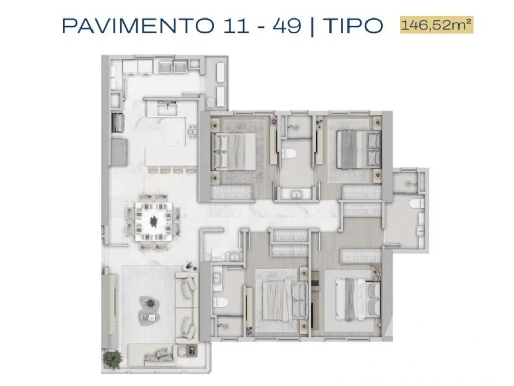 Apartamento, 5 quartos, 298 m² - Foto 17