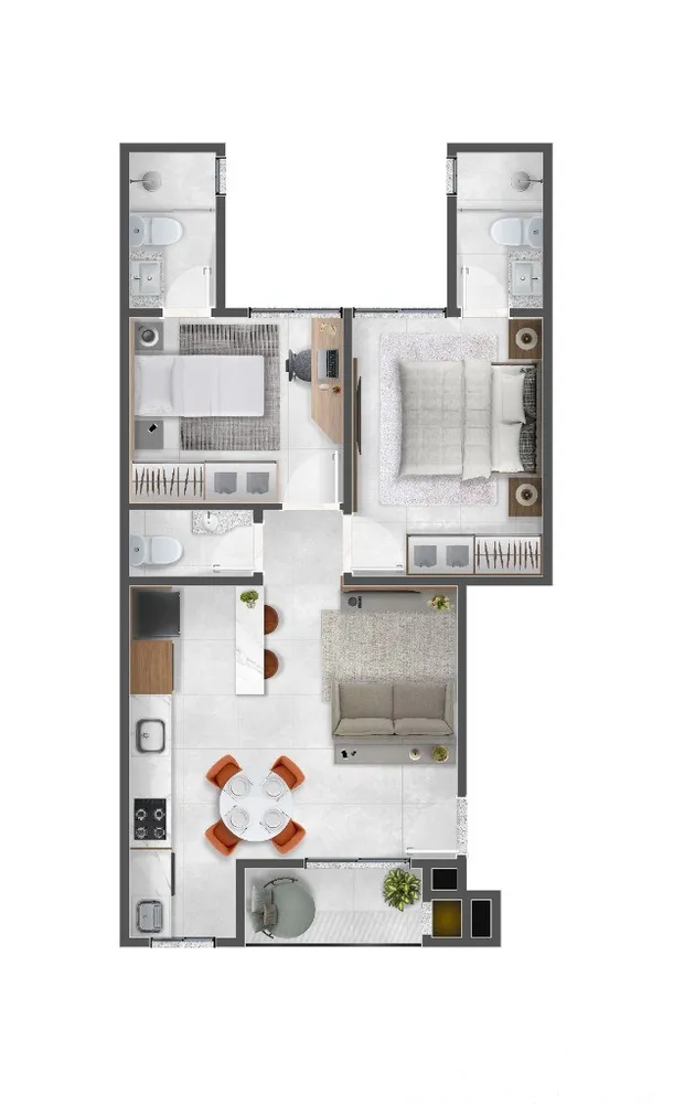 Apartamento, 2 quartos, 65 m² - Foto 5