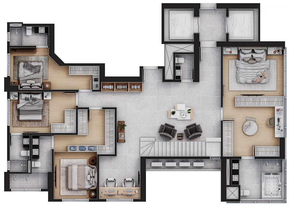 Apartamento, 4 quartos, 181 m² - Foto 11