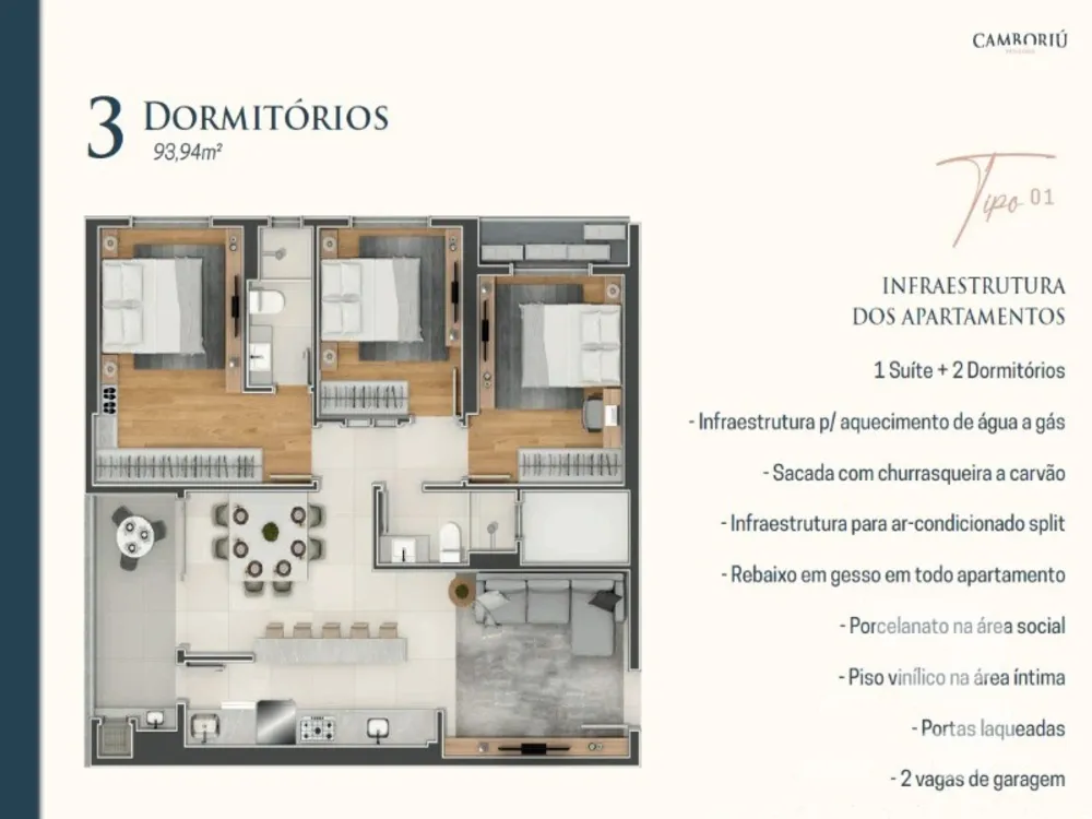 Apartamento, 3 quartos, 93 m² - Foto 15