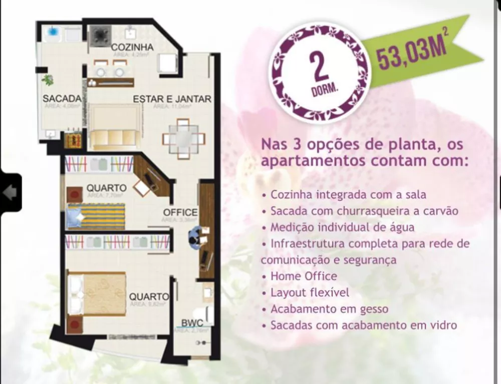 Apartamento, 2 quartos, 53 m² - Foto 12