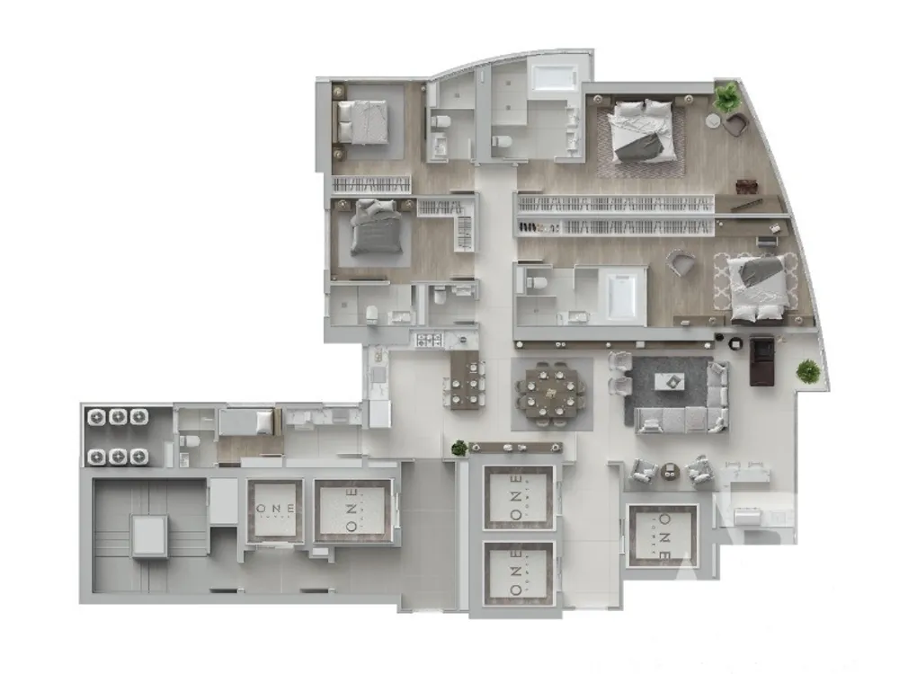 Apartamento, 4 quartos, 196 m² - Foto 7