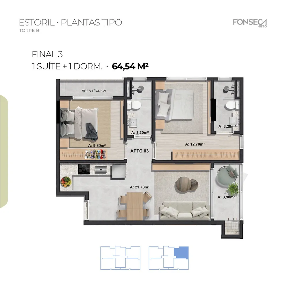 Apartamento, 1 quarto, 40 m² - Foto 15
