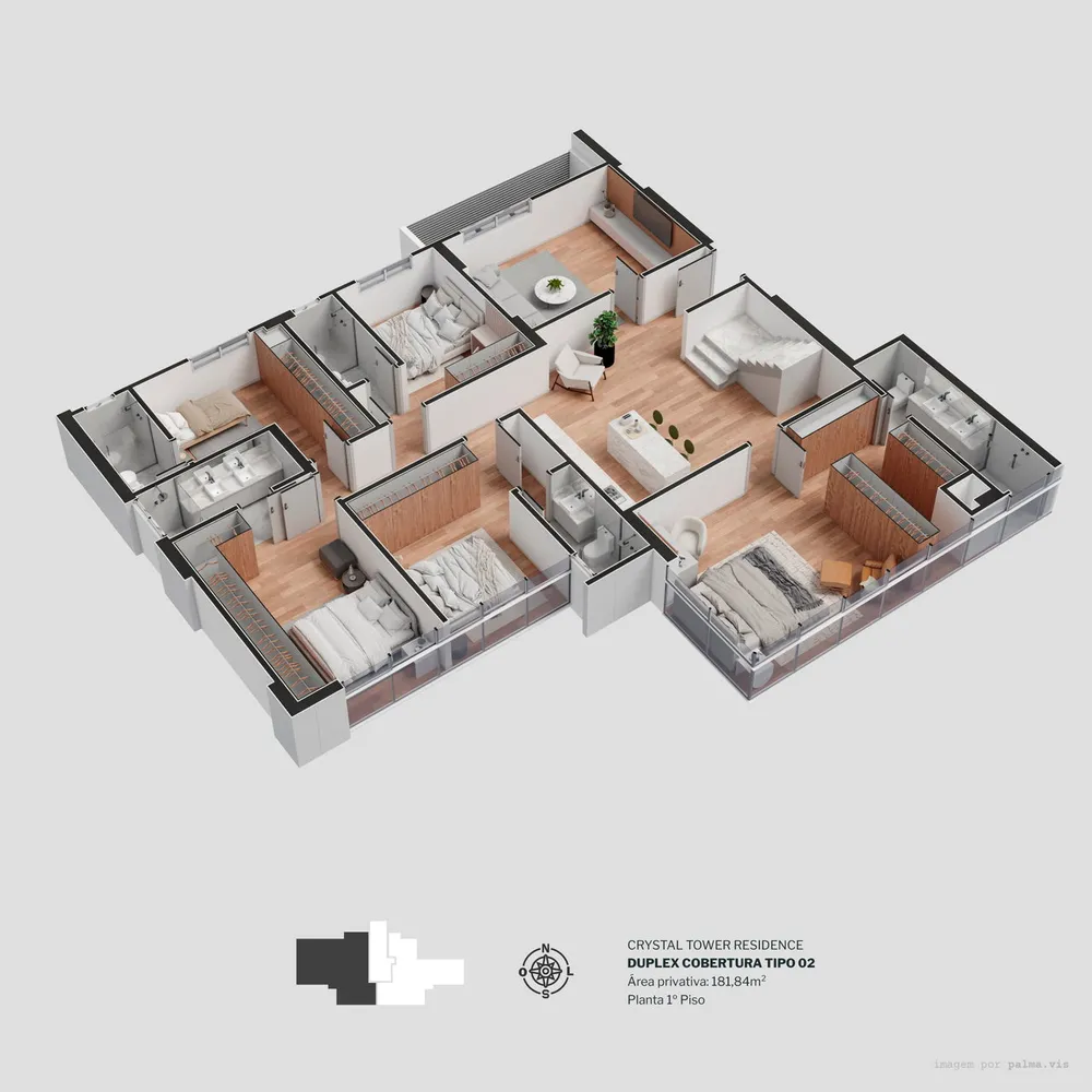 Apartamento, 4 quartos, 173 m² - Foto 22