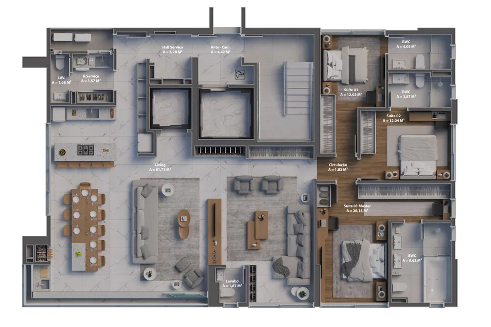 Apartamento, 4 quartos, 190 m² - Foto 11