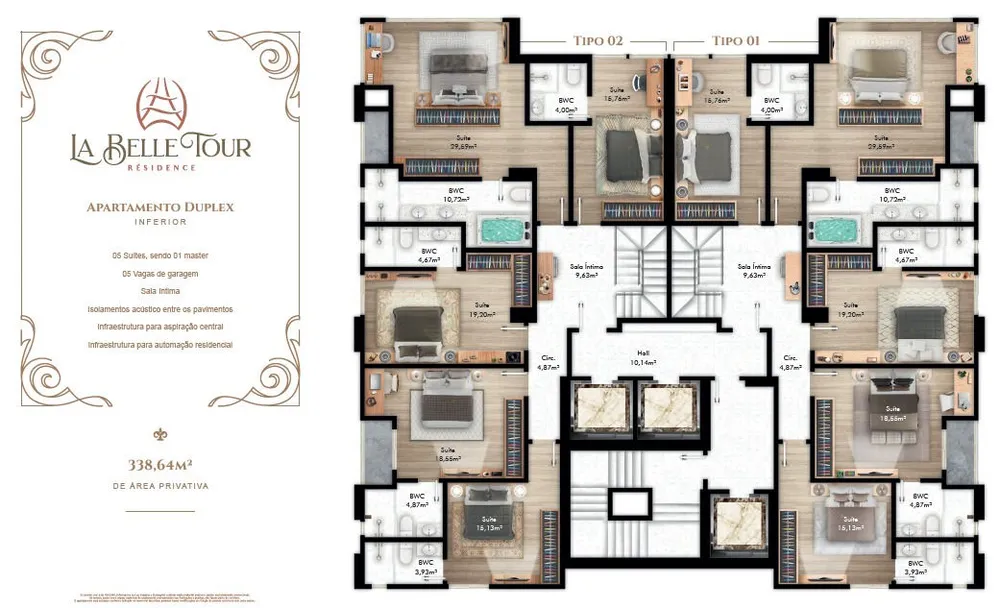 Apartamento, 4 quartos, 169 m² - Foto 8