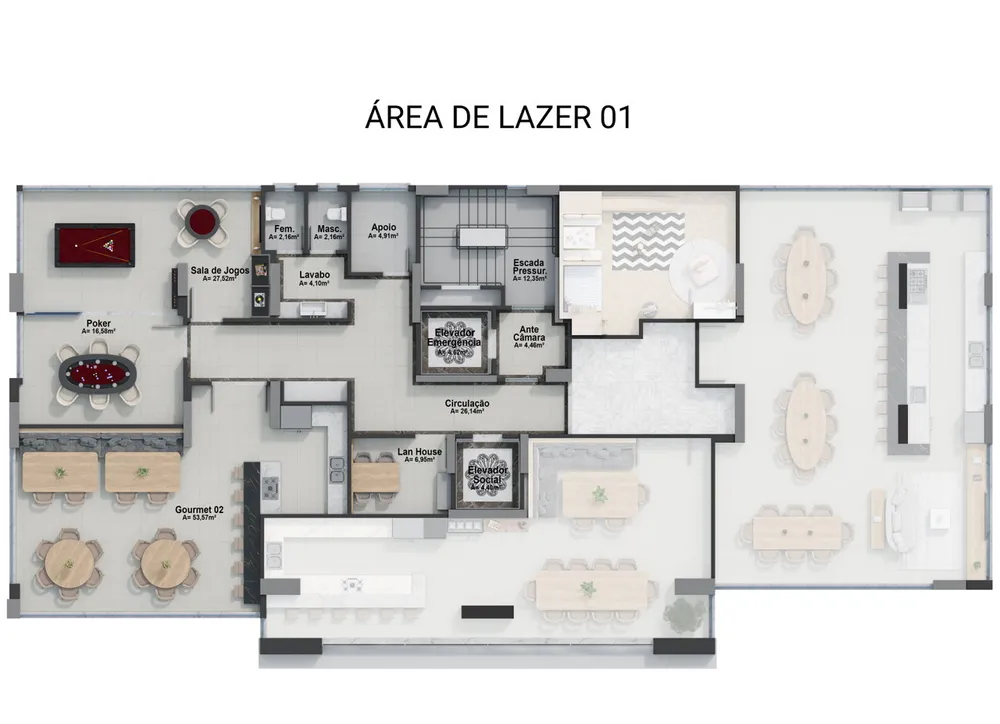 Apartamento, 4 quartos, 146 m² - Foto 1