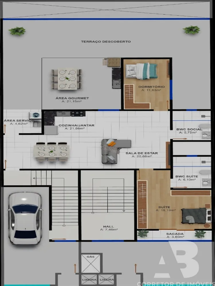 Apartamento, 2 quartos, 65 m² - Foto 8