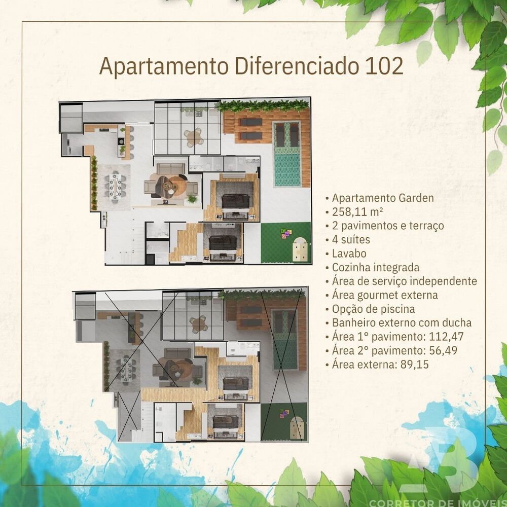Apartamento à venda com 4 quartos, 258m² - Foto 12