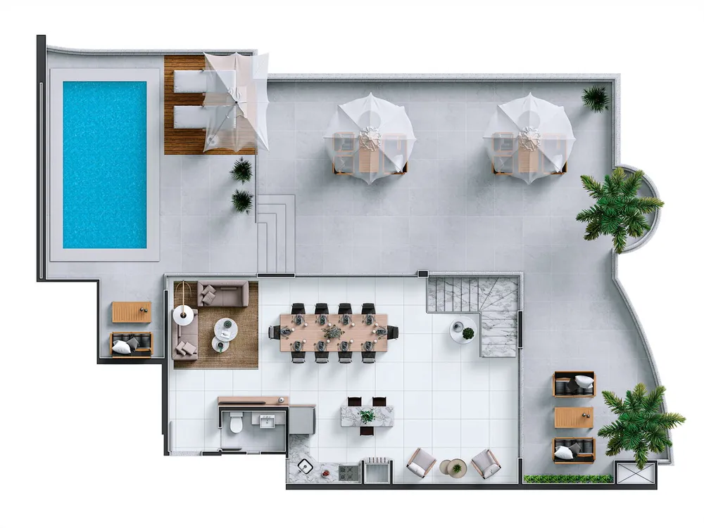 Cobertura, 3 quartos, 304 m² - Foto 12