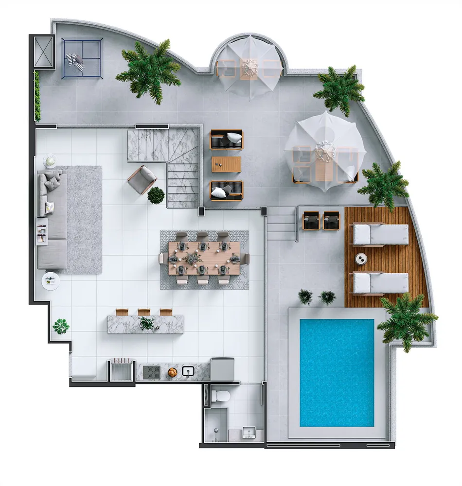 Cobertura, 3 quartos, 304 m² - Foto 15