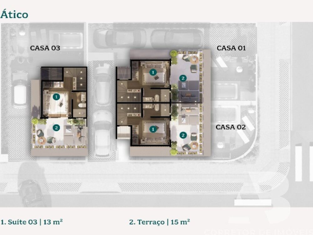 Casa, 3 quartos - Foto 3