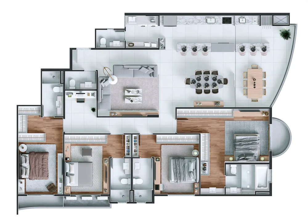 Apartamento, 3 quartos, 151 m² - Foto 12