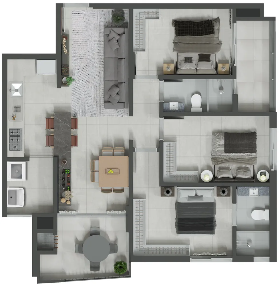 Apartamento, 3 quartos, 96 m² - Foto 12