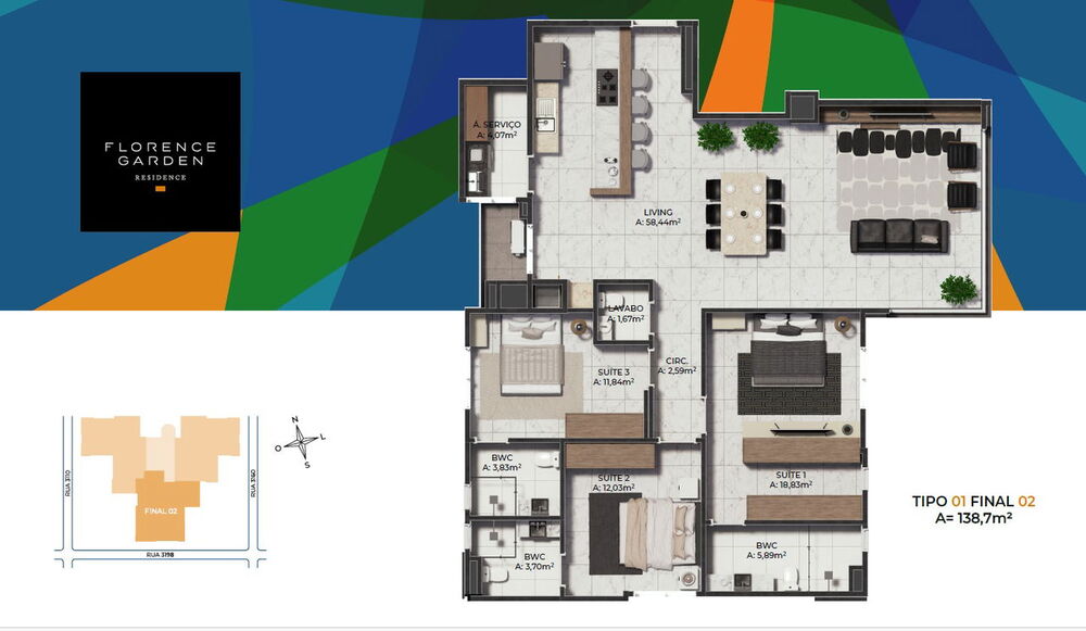 Apartamento, 3 quartos, 138 m² - Foto 5