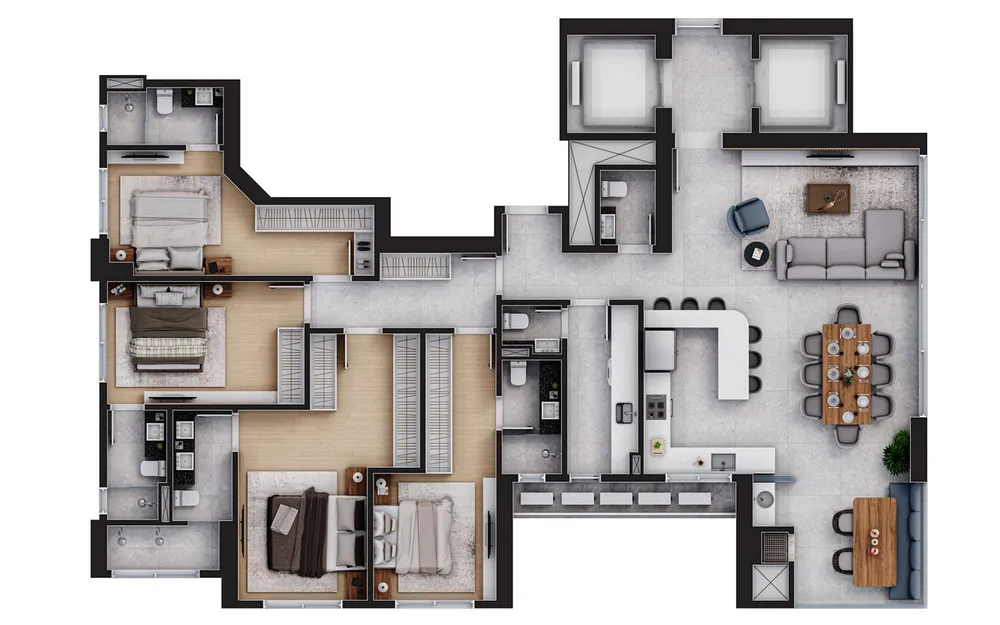 Cobertura, 4 quartos, 362 m² - Foto 20