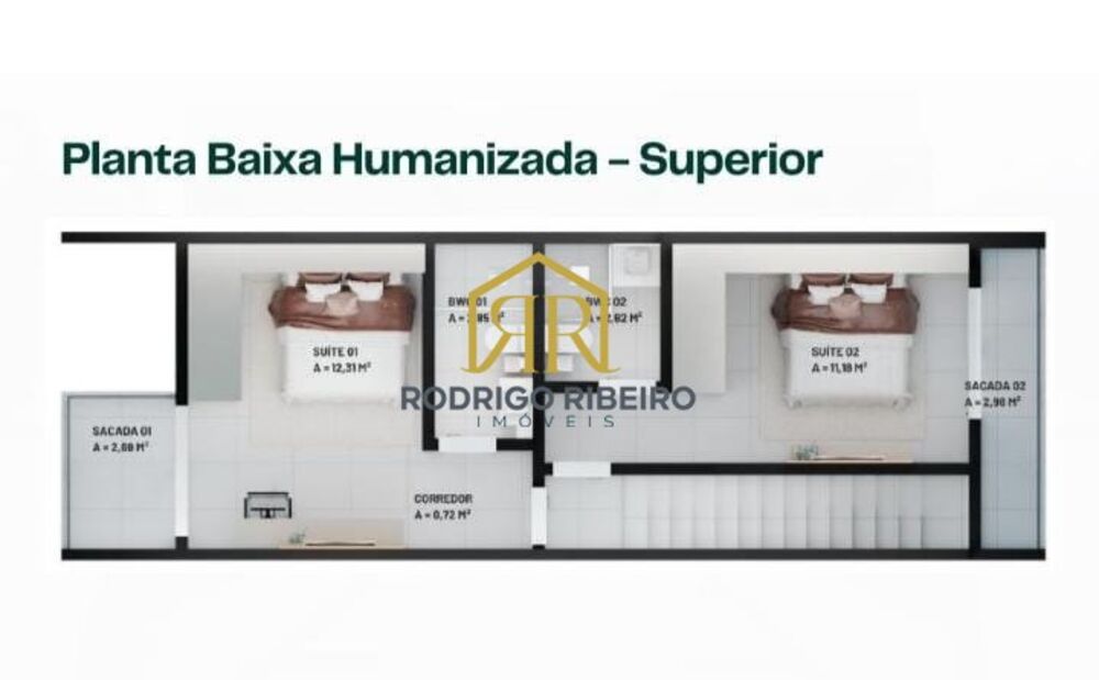 Casa de Condomínio, 2 quartos - Foto 2