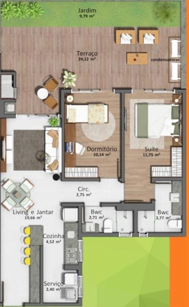 Apartamento, 2 quartos, 93 m² - Foto 6