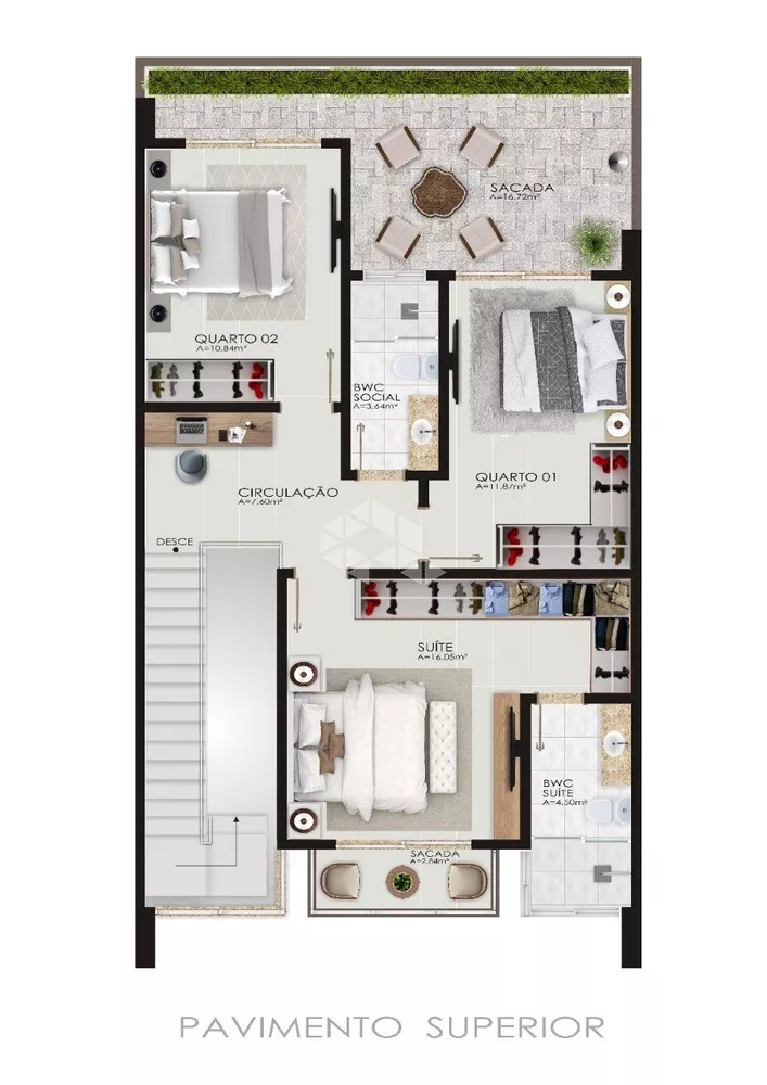 Casa, 3 quartos, 187 m² - Foto 9