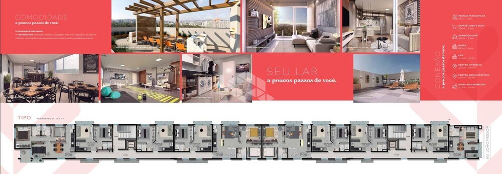 Apartamento à venda com 1 quarto, 43m² - Foto 2