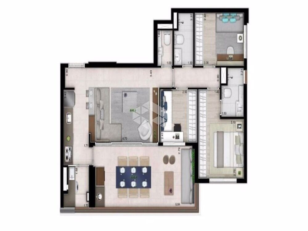 Apartamento, 3 quartos, 97 m² - Foto 3