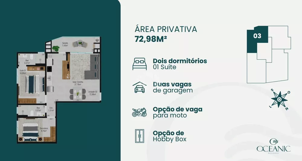 Apartamento, 2 quartos, 72 m² - Foto 8