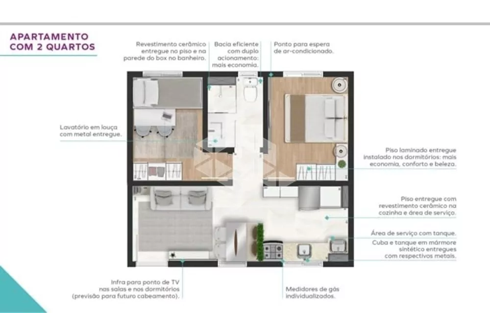 Apartamento, 2 quartos, 39 m² - Foto 20