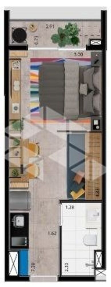 Apartamento, 1 quarto, 27 m² - Foto 5