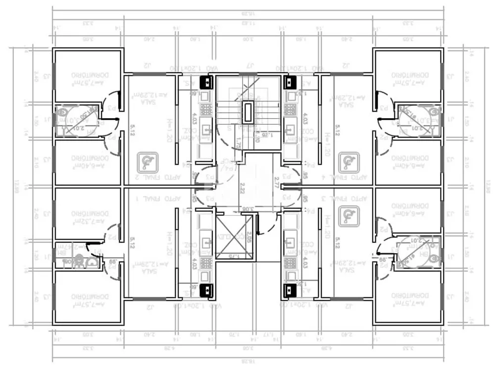 Apartamento, 2 quartos, 45 m² - Foto 12